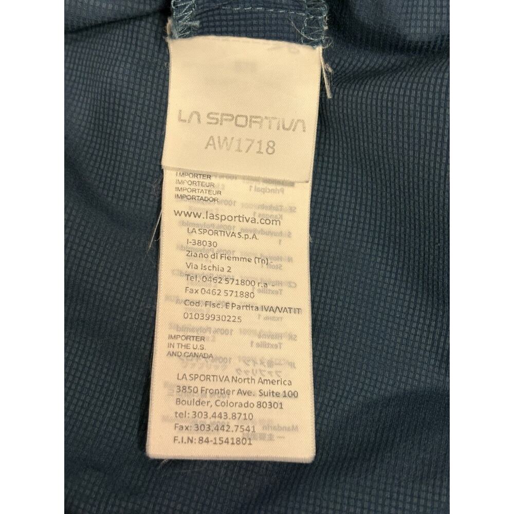 La Sportiva Windbreaker Hustle Vest Gray Yellow Trim Medium Men’s - Picture 9 of 12